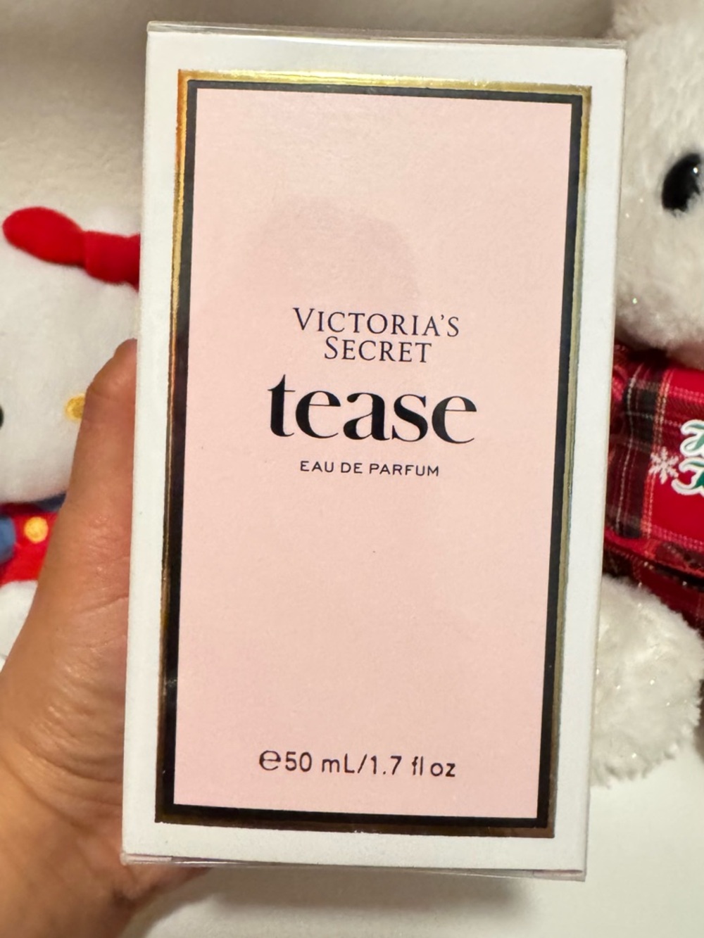 Victoria's Secret Tease - Light Pink with Gold Trim - Picture 2 of 5